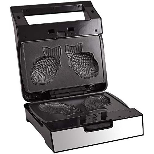  [아마존베스트]Syntrox Germany Taiyaki MM-1400W Fish Maker with Removable Baking Plates