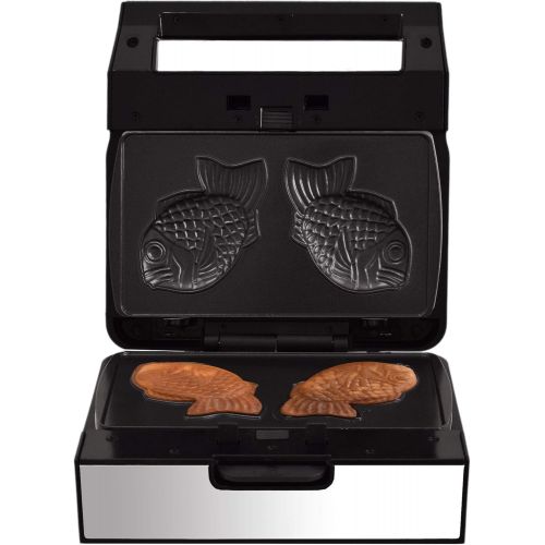  [아마존베스트]Syntrox Germany Taiyaki MM-1400W Fish Maker with Removable Baking Plates