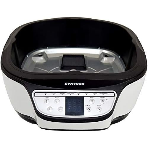  [아마존베스트]Syntrox Germany Programmable Multicooker 8-in-1 with Digital Panel MC-1500W Variety