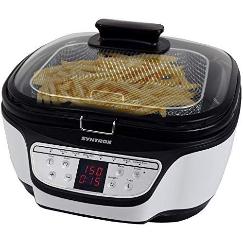  [아마존베스트]Syntrox Germany Programmable Multicooker 8-in-1 with Digital Panel MC-1500W Variety