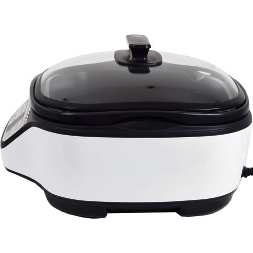  [아마존베스트]Syntrox Germany Programmable Multicooker 8-in-1 with Digital Panel MC-1500W Variety