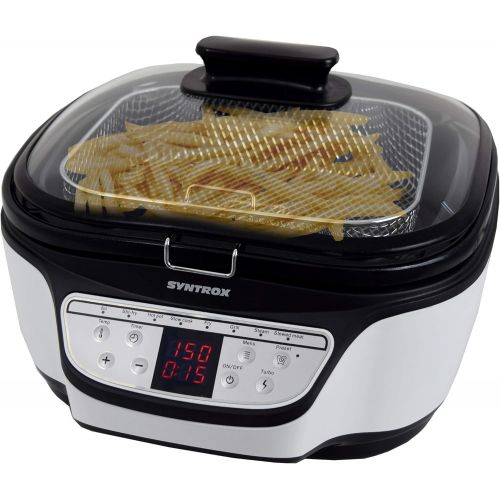  [아마존베스트]Syntrox Germany Programmable Multicooker 8-in-1 with Digital Panel MC-1500W Variety