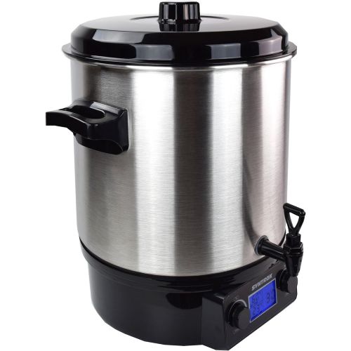  [아마존베스트]-Service-Informationen Syntrox Germany GK-2000W-SS 27 Litre De Luxe Fully Automatic Electric Stainless Steel Preserving Machine with Tap