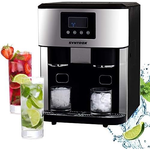  Syntrox Germany IC 150W LED Helsinki Ice Cube Tray Crushed Ice Maker Iron