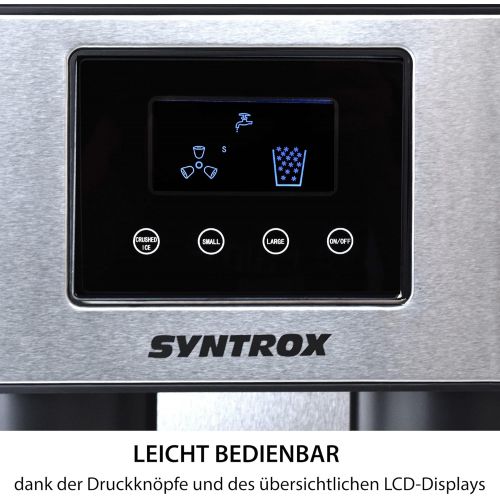  Syntrox Germany IC 150W LED Helsinki Ice Cube Tray Crushed Ice Maker Iron