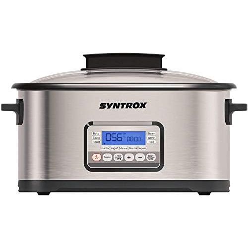  [아마존베스트]Syntrox Germany 16 in 1 Sous Vide Stove Multi-Purpose Cooker Low Temperature Vacuum Cooker Slow Cooker