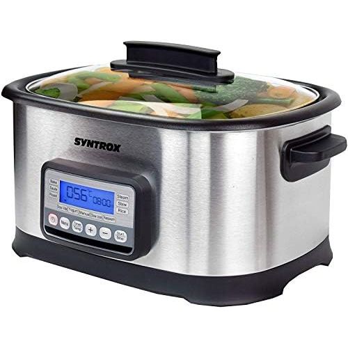  [아마존베스트]Syntrox Germany 16 in 1 Sous Vide Stove Multi-Purpose Cooker Low Temperature Vacuum Cooker Slow Cooker