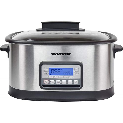  [아마존베스트]Syntrox Germany 16 in 1 Sous Vide Stove Multi-Purpose Cooker Low Temperature Vacuum Cooker Slow Cooker
