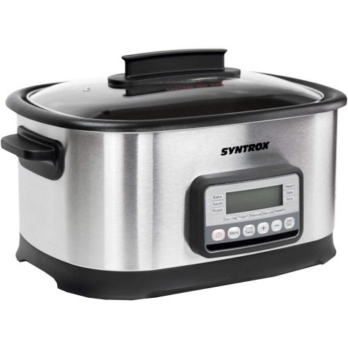  [아마존베스트]Syntrox Germany 16 in 1 Sous Vide Stove Multi-Purpose Cooker Low Temperature Vacuum Cooker Slow Cooker