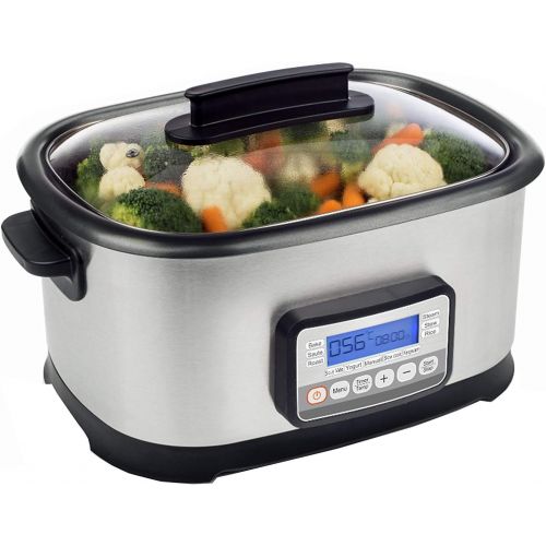  [아마존베스트]Syntrox Germany 16 in 1 Sous Vide Stove Multi-Purpose Cooker Low Temperature Vacuum Cooker Slow Cooker