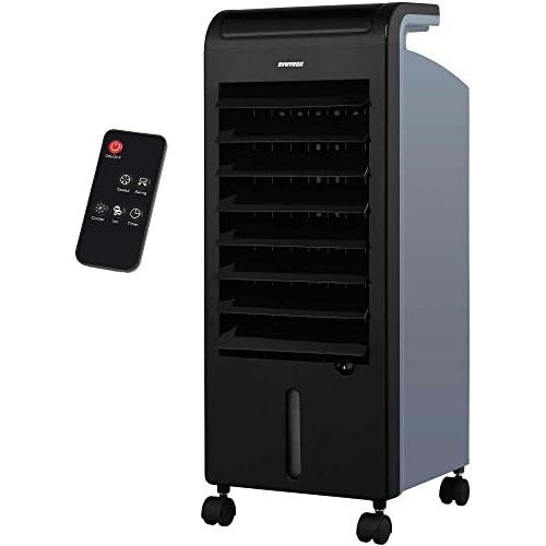  [아마존베스트]Syntrox Germany 4-in-1 air cooler, humidifier, air freshener and fan with touch panel and remote control, air flow 900 m3/h, AC-80W-5L