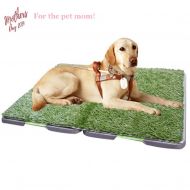 Synturfmats Pet Potty Patch Training Pad for Dogs Indoor or Outdoor Use, 3 Pieces Puppy Training Pad Dog Relief System