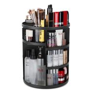 [아마존 핫딜] [아마존핫딜]Syntus 360 Rotating Makeup Organizer, DIY Adjustable Bathroom Makeup Carousel Spinning Holder Rack, Large Capacity Cosmetics Storage Box Vanity Shelf Countertop, Fits Makeup Brushe