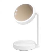 Syrinx LED Lighted Makeup Mirror, Vanity Mirror with LED Lights, Cosmetic Mirror with Light, Desk Lamp by (White)