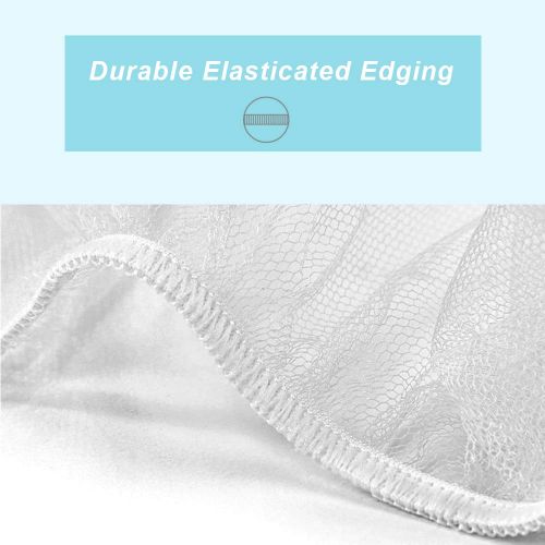  Sysmie 2 Pack Baby Mosquito Net for Strollers Carriers Car Seats Cradles, Portable Durable & Long Lasting Infant Insect Shield Netting (White)