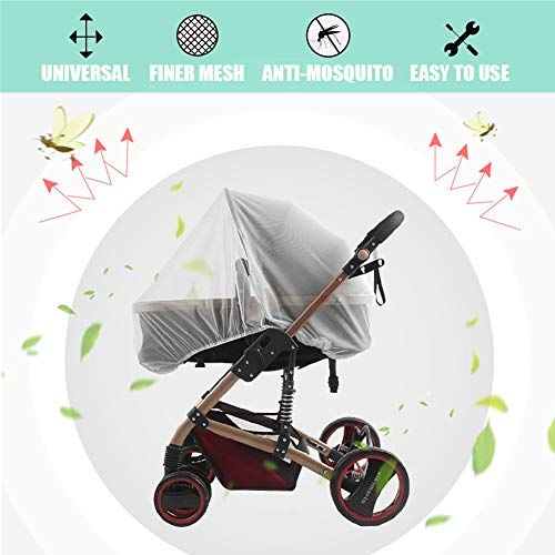  [아마존베스트]Small homeware 2 Pack Baby Mosquito Net for Strollers Carriers Car Seats Cradles, Portable Durable & Long Lasting...