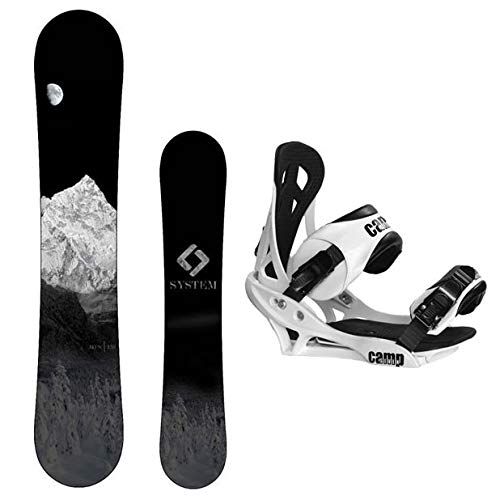  System 2019 MTN Snowboard with Summit Bindings Mens Snowboard Package…