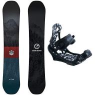 System Redwood Mens Snowboard Package APX Bindings 2019