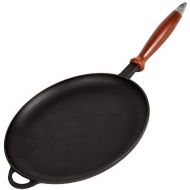 [아마존베스트]Syton Crepespfanne Bratpfanne fuer Pfannkuchen aus Gusseisen mit abnehmbaren Holzgriff (20 cm)