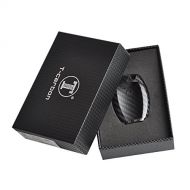 T Carbon T-Carbon Luxury Geniune Carbon Fiber Remote Key Chain 3k Highlight Polish Keyless Protection Case Cover for Mercedes-Benz S Class, SLS AMG,SLR Class