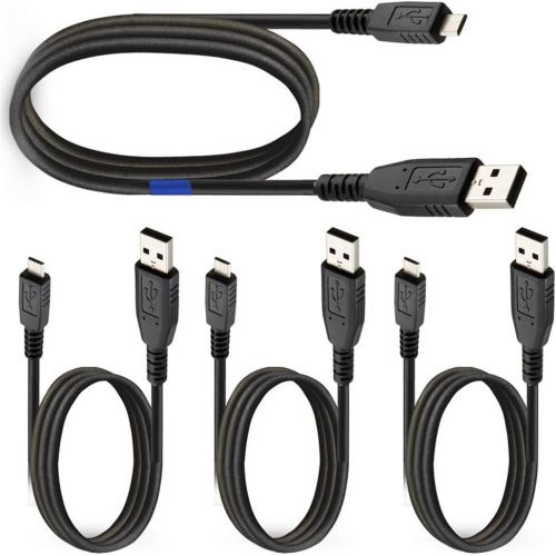  T POWER 4 x pcs Compatible with Micro USB to USB Cable Compatible with Asus EEE MeMO Pad Smart, LG Google Nexus, Samsung Galaxy 3 Transformer T100 Tablet PC Tab JBL & More Data Syn