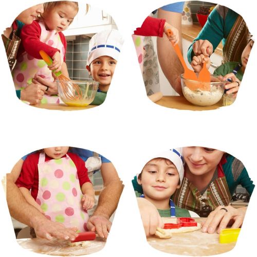  [아마존베스트]T TOSSOW Kids Real Baking Kits Pastry Cooking Kit Muffin Cupcake DIY Kids Baking Supplies 28-Piece Kids Baking Set by TOSSOW