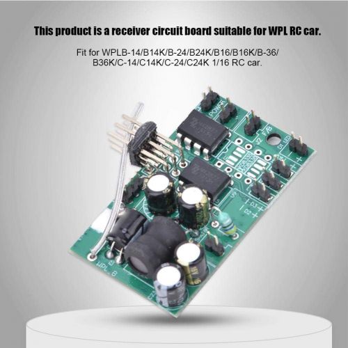  [아마존베스트]T best Remote Control Sound Speaker Group Circuit Protection Board for WPL B-14/B14K/B-24/B24K RC Car Model Accessories