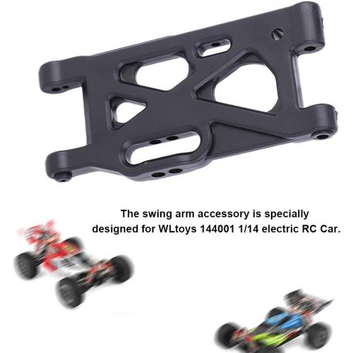  T best RC Swing Arm, 1:14 Scale Remoted Control Front and Rear Swing Arm Set RC Crawler Sapre Parts Suspension Swing Arm Accessories for WLtoys 144001 1/14 RC Car(RC Swing Arm)