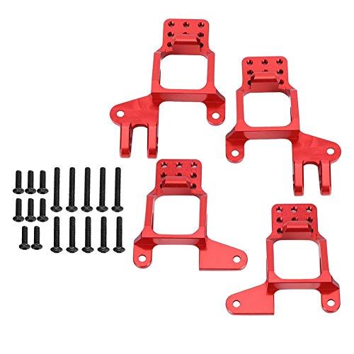  T best Shock Towers Mount, 4Pcs Aluminum Alloy Adjustable Remote Control Crawler Front Rear Shock Towers Mount RC Car Spare Upgrade Parts Fit for RC Car Model