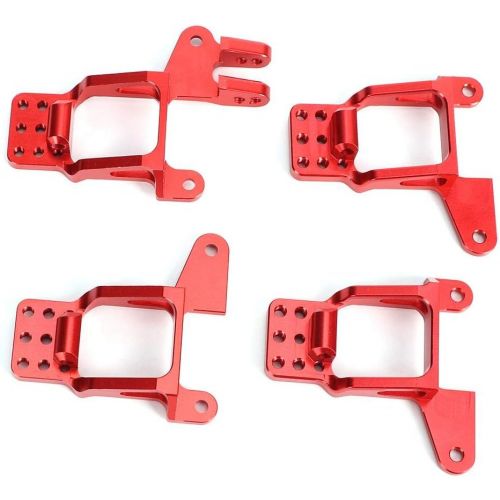  T best Shock Towers Mount, 4Pcs Aluminum Alloy Adjustable Remote Control Crawler Front Rear Shock Towers Mount RC Car Spare Upgrade Parts Fit for RC Car Model