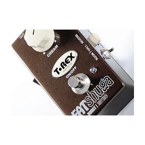  T-Rex Engineering FAT-SHUGA Reverb Guitar Effects Pedal with Overdrive/Boost Functionality (10178)