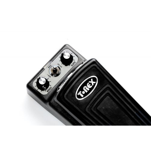  T-Rex Engineering SHAFTER Wah Guitar Effects Pedal Offers Two Great Wah-Wah Effects as well as a Dual Filter Vocal Wah Effect; with Boost and Slope Controls as well as 3-Way Voicin