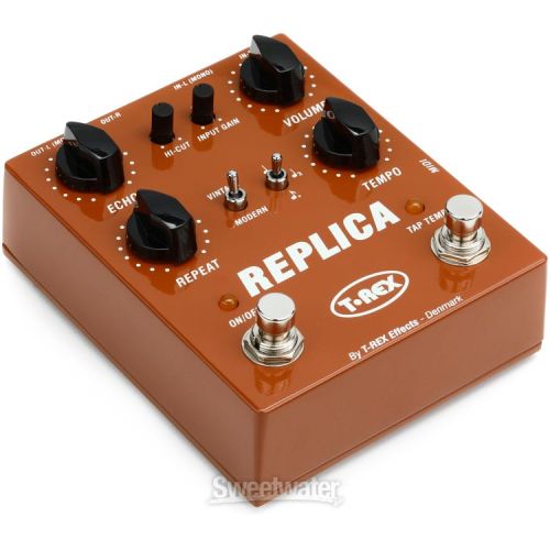  T-Rex Replica Stereo Delay Pedal with Tap Tempo Demo