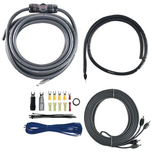  T-Spec MECV8RAK4 - T-SPEC V8-RAK4 v8 Series Amp Installation Kit with RCA Cables (4 Gauge)