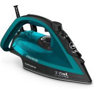 T-Fal Ultraglide Steam Iron for Clothes Durilium Soleplate, Precision Tip, Anti-Drip, Auto-Off 1800 Watts Ironing, Steaming FV5841U0, Teal