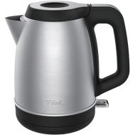 T-fal Element Stainless Steel Electric Kettle 1.7 Liter, Fast boiling 78 sec, Easy to use, Easy lid opening, 1500 Watts, Removable Anti-Scale Filter, Precision Pouring, Silver and Black