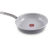 T-fal Fresh Gourmet Recycled Ceramic Nonstick Fry Pan, 12 Inch, Oven Broiler Safe 500F Cookware, Pots and Pans, Grey
