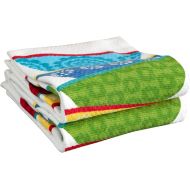 T-fal Textiles Double Sided Print Woven Cotton Kitchen Dish Towel Set, 2-pack, 16