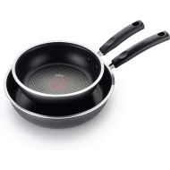 T-fal Signature Nonstick Fry Pan Set 8, 10.5 Inch Oven Safe 350F Cookware, Pots and Pans, Dishwasher Safe Black