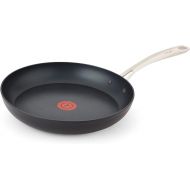T-fal Ultimate Hard Anodized Nonstick Fry Pan 12 Inch Oven Safe 400F, Lid Safe 350F Cookware, Pots and Pans, Dishwasher Safe Black