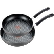 T-fal Ultimate Hard Anodized Nonstick Fry Pan Set 2 Piece, 8, 10 Inch , Oven Broiler Safe 400F, Kitchen, Cookware, Pots and Pans Set Non Stick, Frying Pans, Dishwasher Safe, Black