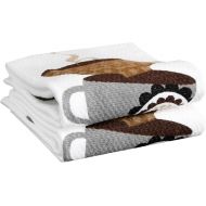 T-Fal Textiles 62459 2-Pack Coffee Cup Print Dual Sided Woven Weave Cotton Kitchen Dish Towel