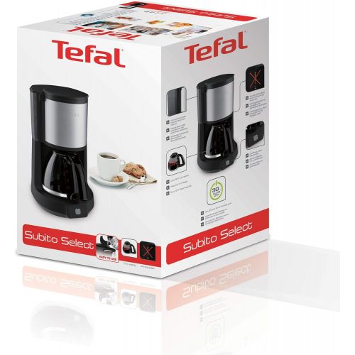 테팔 Tefal cm 3708 cm 3708, 1000, 1.25 liters, Schwarz/Edelstahl