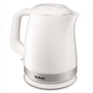 Tefal KO150H Wasserkocher Delfini Plus, 2400 W, 1,5 L, kabellos, 360 Grad Sockel, weiss