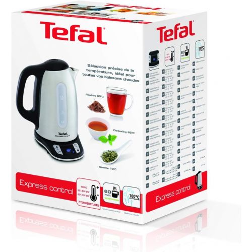 테팔 Tefal KI240D10 / KI240D Wasserkocher, Edelstahl, 1.7 liters, Metallic