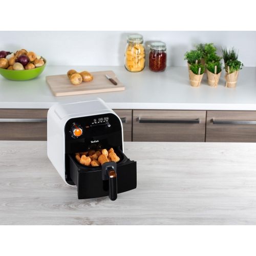 테팔 Tefal FX100015 Heissluft-Fritteuse Fry Delight, 0,8 kg Fassungsvermoegen, 1400 W, schwarz