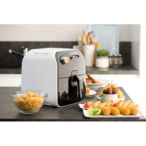 테팔 Tefal FX100015 Heissluft-Fritteuse Fry Delight, 0,8 kg Fassungsvermoegen, 1400 W, schwarz