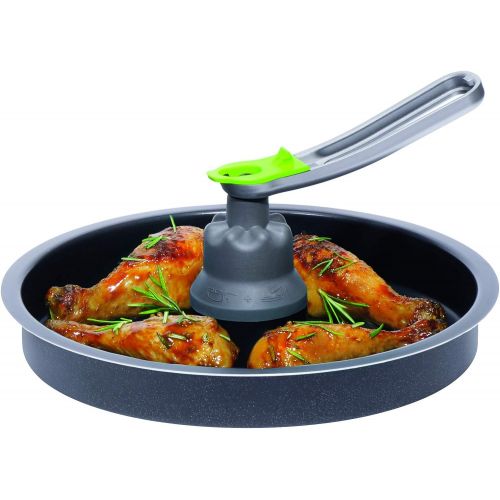 테팔 Tefal YV9601 ActiFry 2in1 Heissluft-Fritteuse, 1400 Watt, 1,5 kg Fassungsvermoegen, schwarz/silber