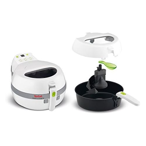 테팔 Tefal ActiFry FZ7100 Heissluftfritteuse (1400 Watt, 1 Kilo Fassungsvermoegen) weiss/grau