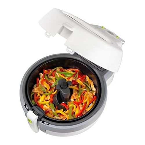 테팔 Tefal ActiFry FZ7100 Heissluftfritteuse (1400 Watt, 1 Kilo Fassungsvermoegen) weiss/grau